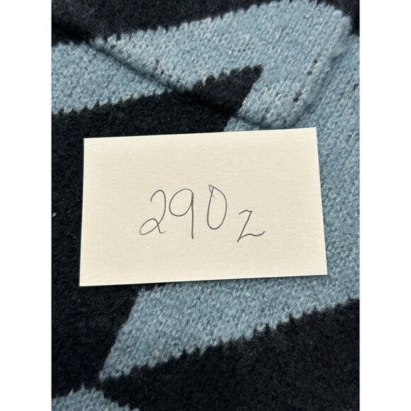 Birch NY NWT Open Front Cardigan Coat Pockets Blue Black Houndstooth Size S - Picture 9 of 9